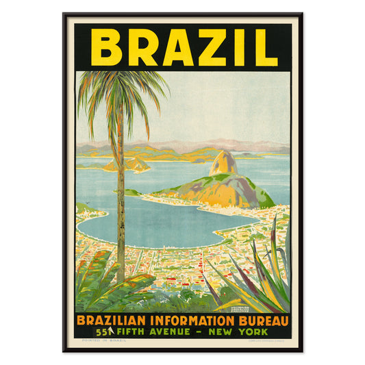 , with black aluminium frame on white background