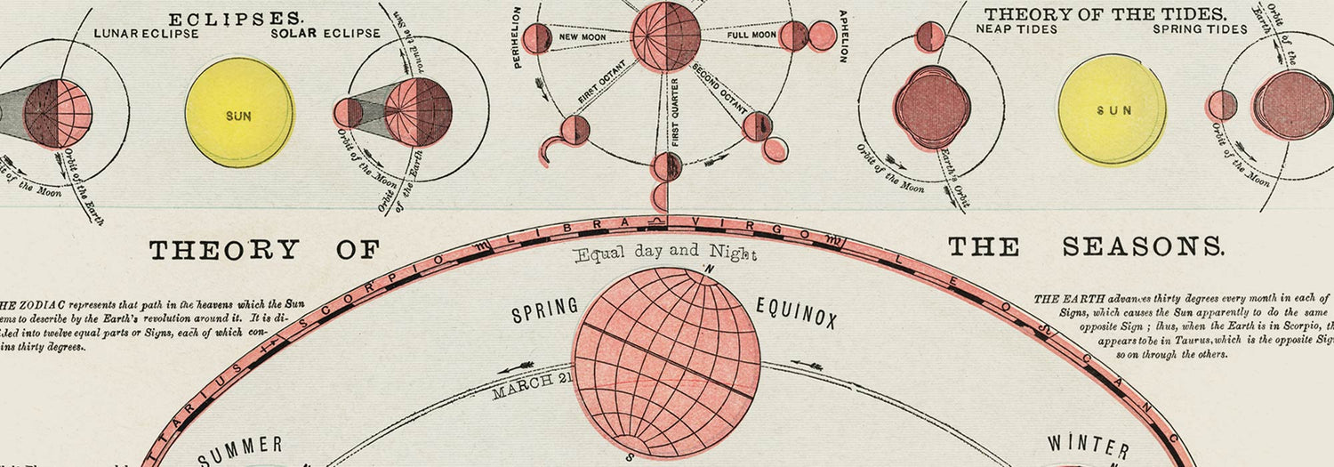 Science-inspired prints and posters featuring anatomy diagrams, invention patents, genius sketches, celestial maps, retro-future art, and colorimetry, perfect wall decor for science, astronomy, and cycling enthusiasts.