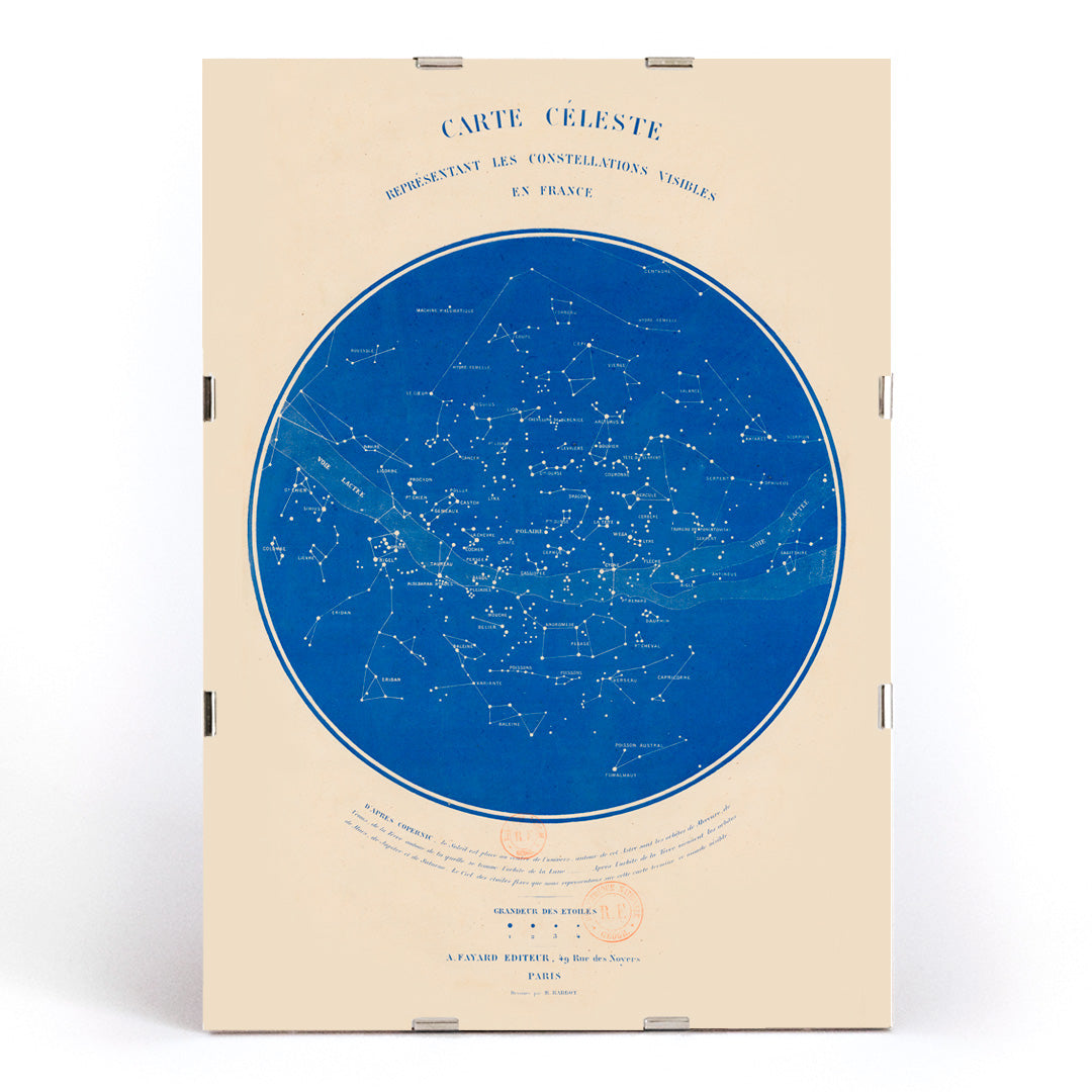 , framed and displayed in modern living room decor