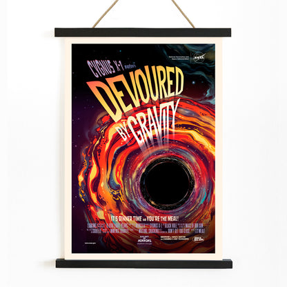 , with wooden magnetic frame on white background