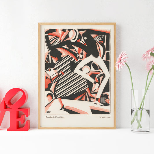 , framed and displayed in home decor