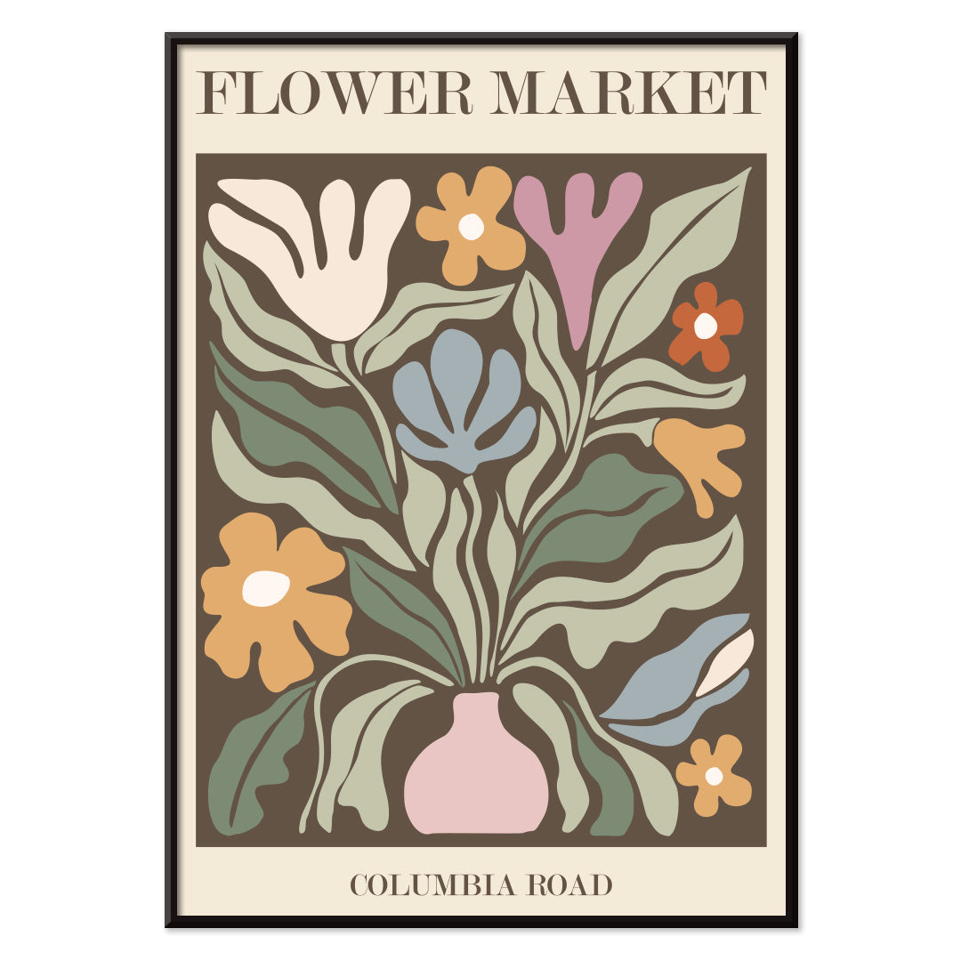 , with black aluminium frame on white background