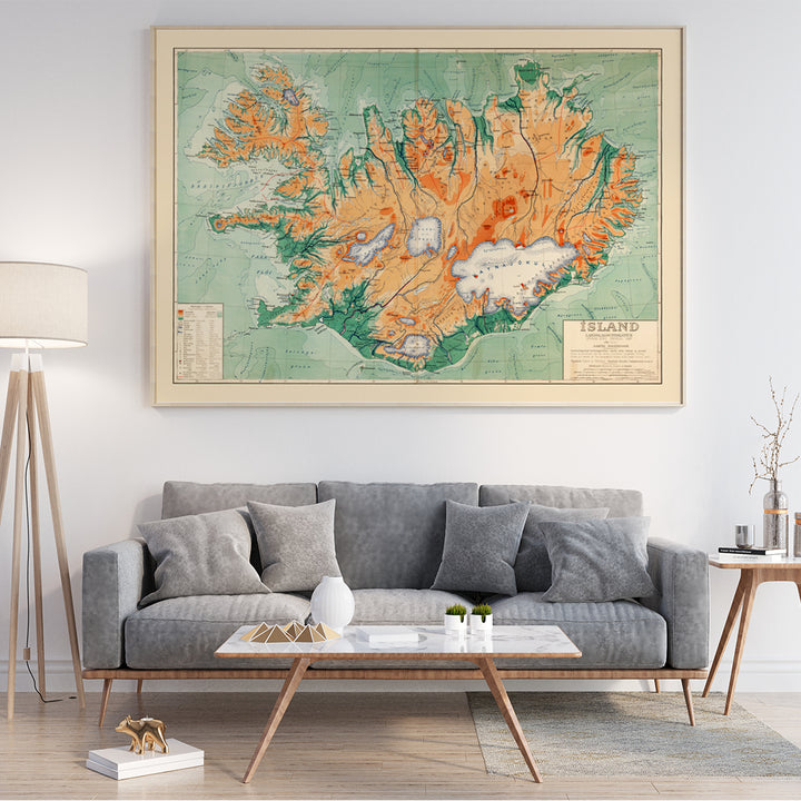 , framed and displayed in home decor