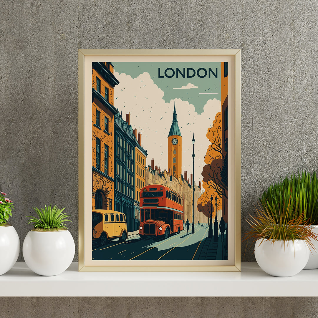 , framed and displayed in home decor