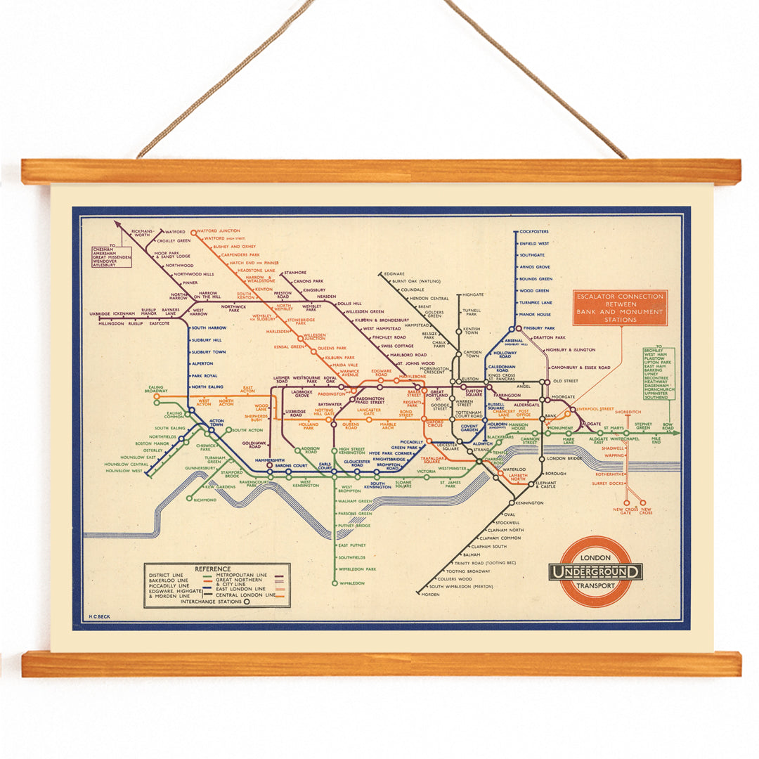 , with wooden magnetic frame on white background