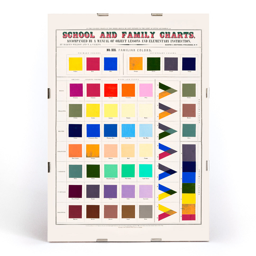 , framed and displayed in modern living room decor