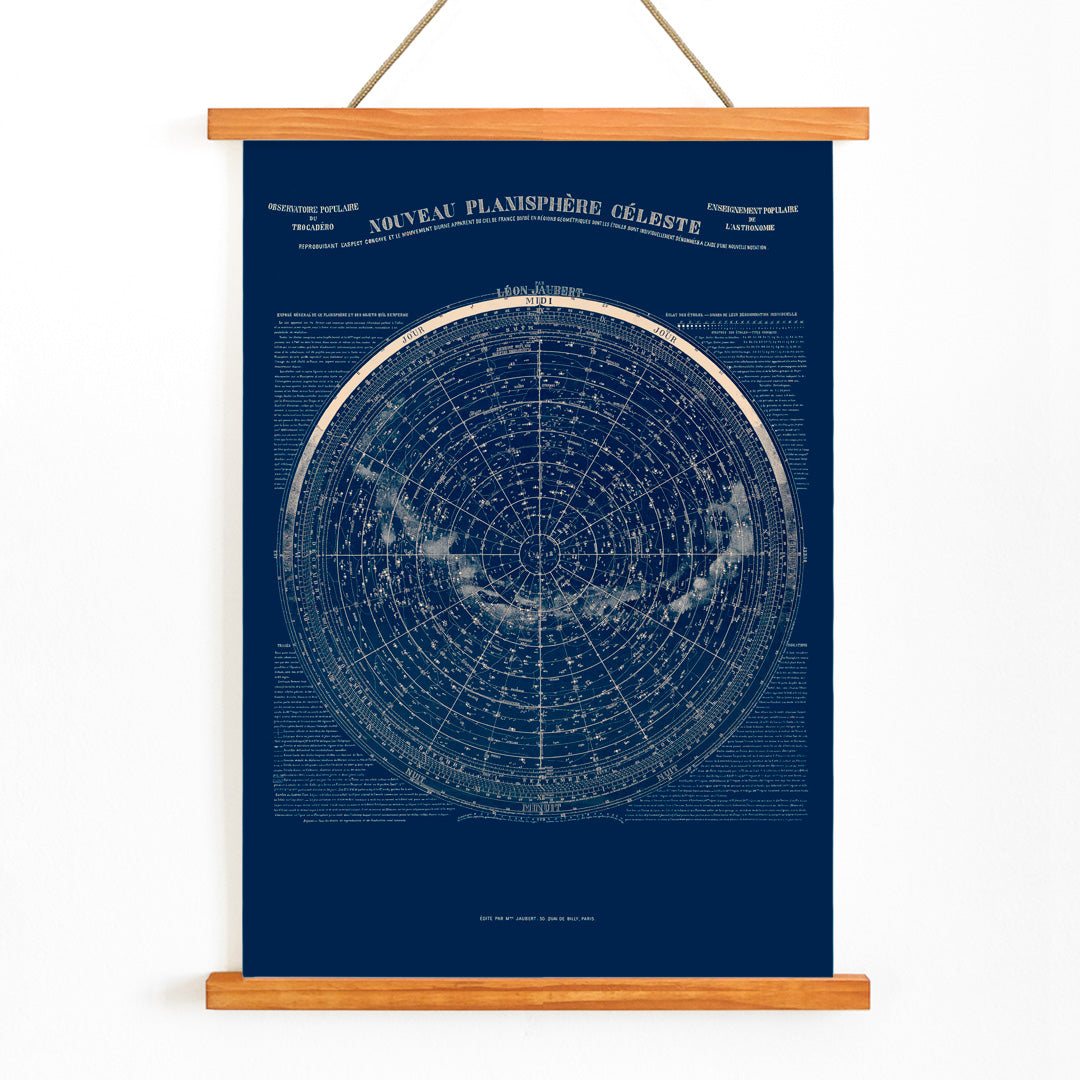 , with wooden magnetic frame on white background