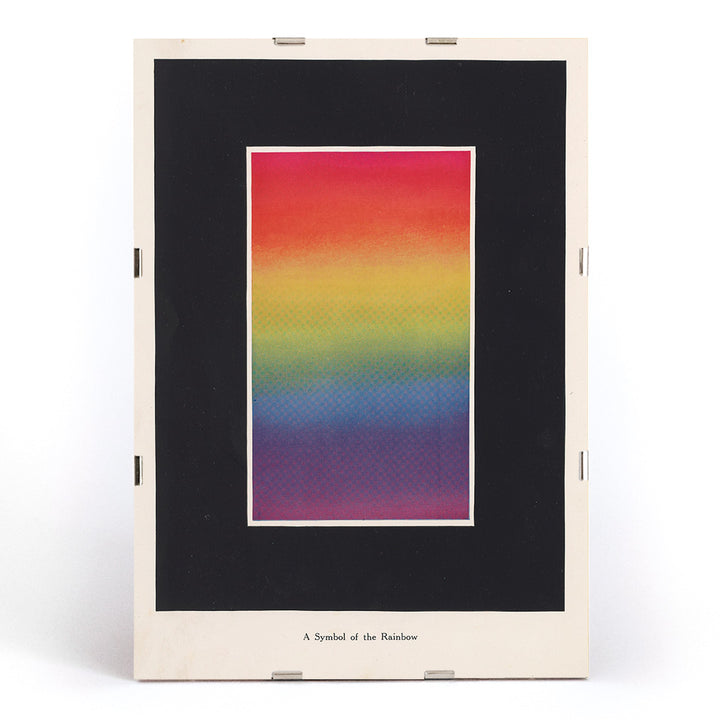 , framed and displayed in modern living room decor