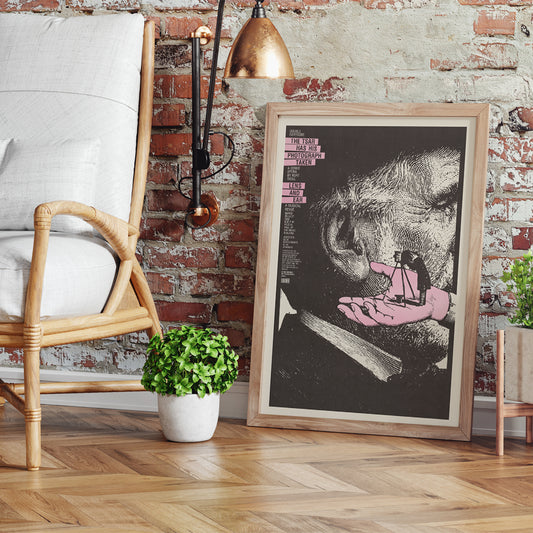 , framed and displayed in home decor