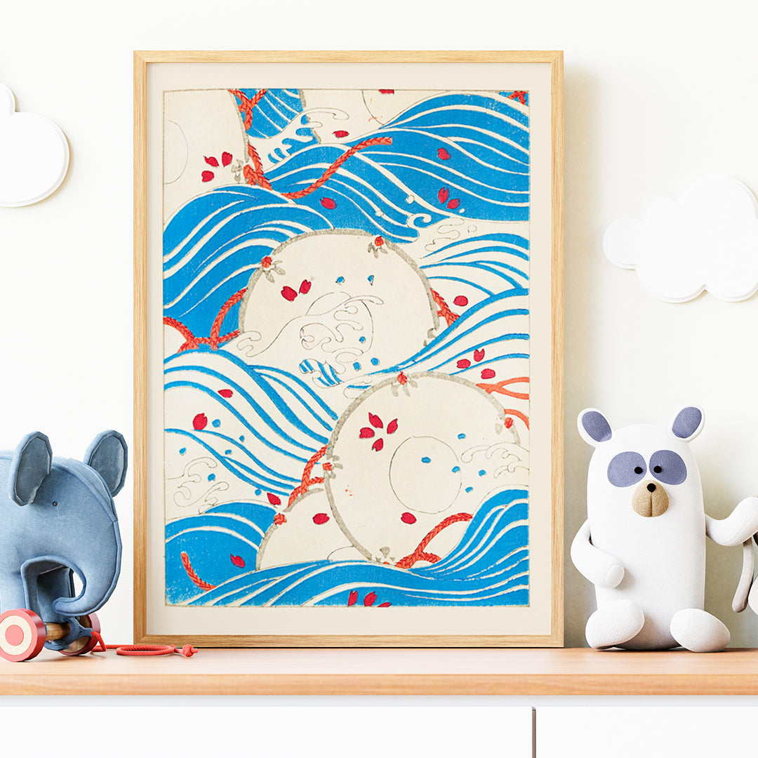 , framed and displayed in home decor